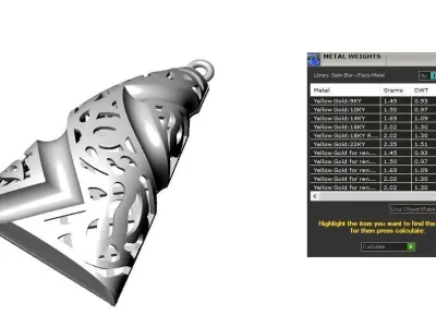 Half set 0016 3D print model