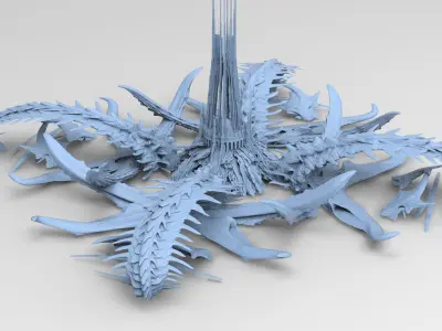 Kraken Under Ocean Temple floor design 2  3D model