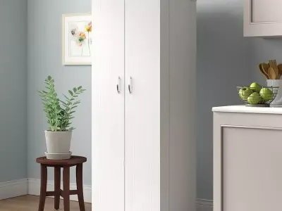 Laricina White Blairwood Kitchen Pantry 3D model