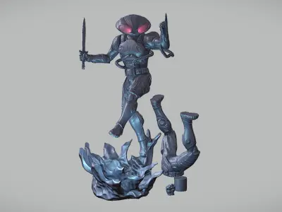 BLACK MANTA inspirited model 3D print model