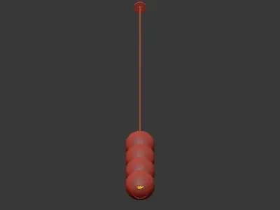 Formagenda ball hanging from string 3D model