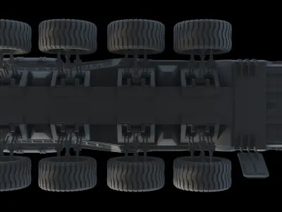 Sci-Fi Reconnaissance vehicle 3D model