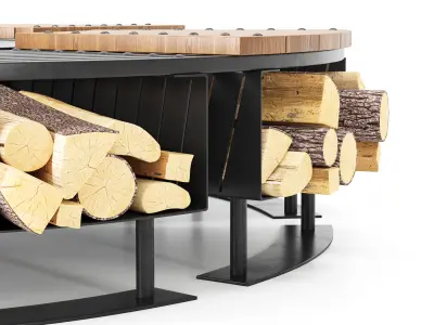 Fire Pit 06 3D model