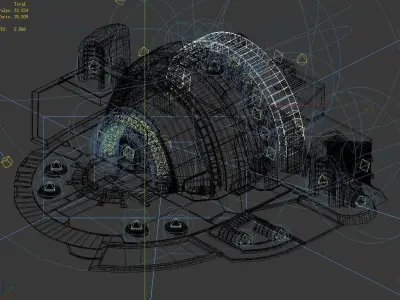 Hyperspace Laboratory 03 3D model