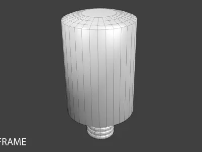 Light Bulb - Cylinder 3D model