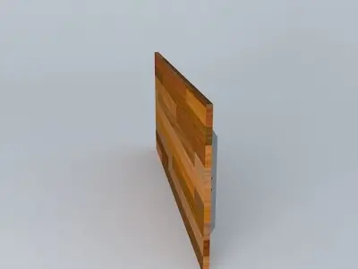 Desktop wooden door Free 3D model
