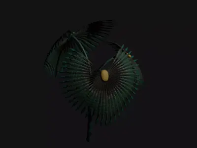 Avatar - Warbonnet Fern Low-poly 3D model