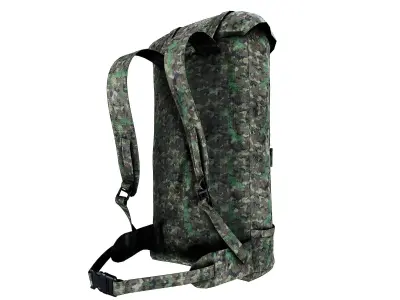 Backpack Low-poly 3D model 7