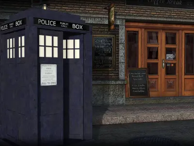 The 10th Doctors Tardis 3D model
