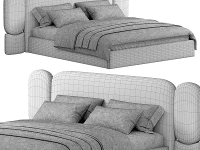  WINGS BED 3D model