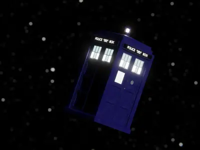 TARDIS-Exterior High Quality 3D model