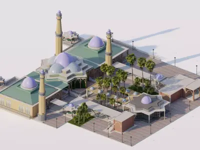 MOSQUE-Mosque Complex 3D model