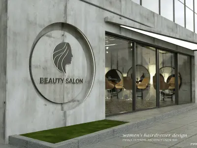  hairdresser salon 3d model 3D model