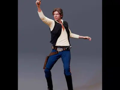 Han Solo 3d Model 3D model