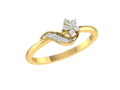 Women Ring  Render 3dm STL OBJ FBX Details 3D print model 289