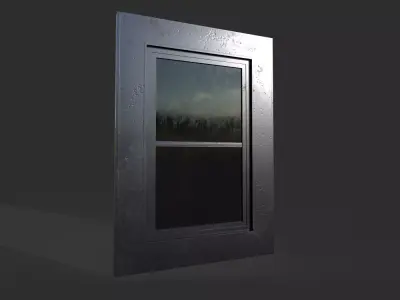 steel window 3D model