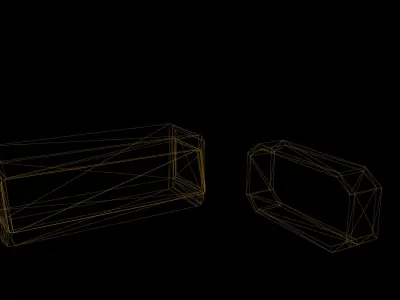 Cyberpunk Book Shelf Shelves Chair Low Poly  Game Ready Low-poly 3D model