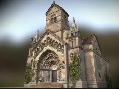 The Jaki chapel - Jaki kapolna 3D model