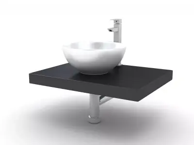 Wash Basin Plate 3D model