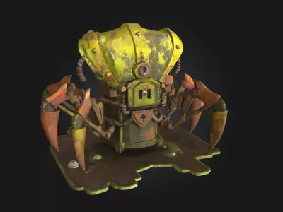 Rusty Sentinel  Guardian of Forgotten Times 3D model
