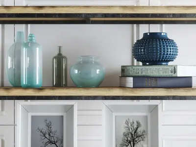 Tv Unit Set - 1 3D model