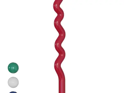 Memphis floor lamp 3D model