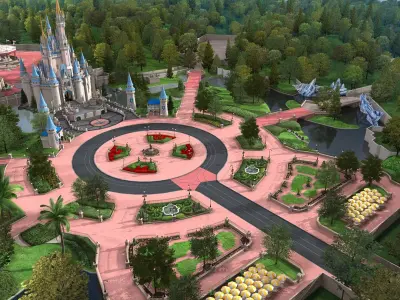  Cinderella Castle and Grounds 