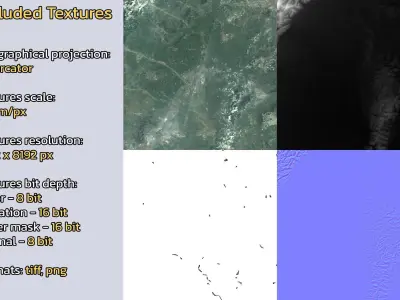 Deyang China City Landscape 3D Model 3D model