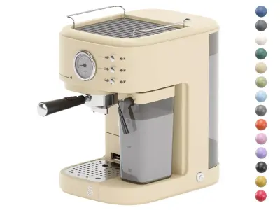 SWAN espresso coffee machine 3D model