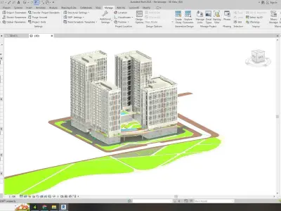 APARTMENT MODEL REVIT 2021- RENDER FILE LUMION 11- 3D model