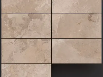 ABK Alpes Raw Sand 600x1200 Set 1 3D model