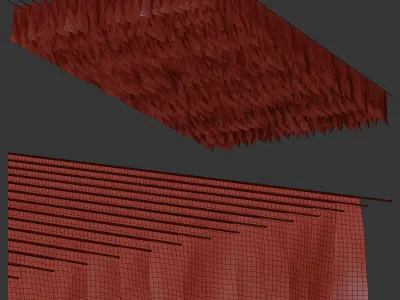 decorative fabric ceiling 2 3D model