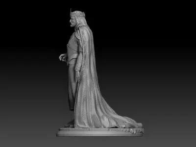 King ARAGORN epic scene Lord of the Rings the return of the KING 3D model