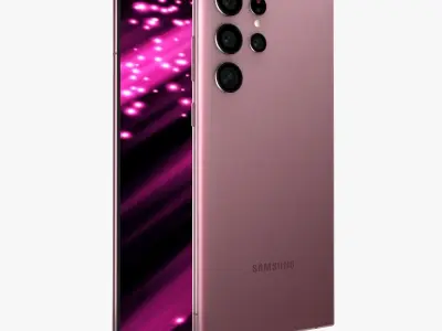 Samsung Galaxy S22 Ultra 5G Low-poly 3D model