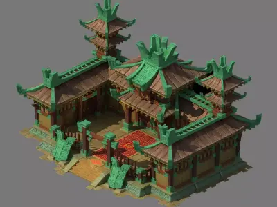 City Building - Military Hall 35 3D model