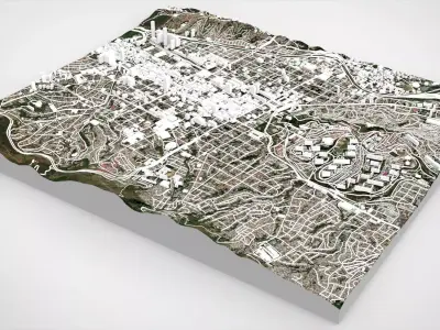 Cityscape Caracas Venezuela 3D model