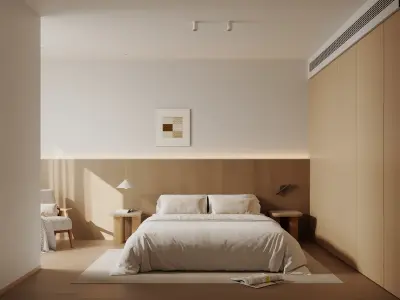 warm and cozy indoor scene 3D model