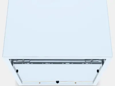 EKET Wall cabinet with glass door Low-poly 3D model