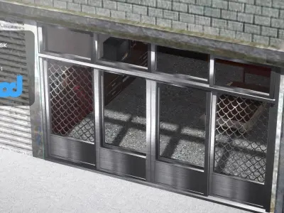 TW Street with Living room 3D model