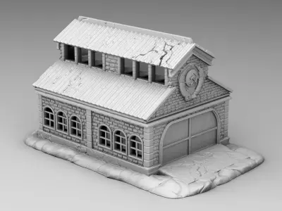 Warehouse 3D print model