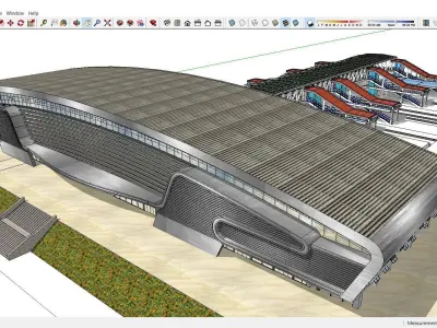 Sketchup Terminal B3 3D model