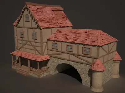 Big Fantasy House 3D model