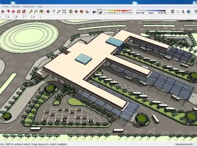 Sketchup Terminal C3 3D model