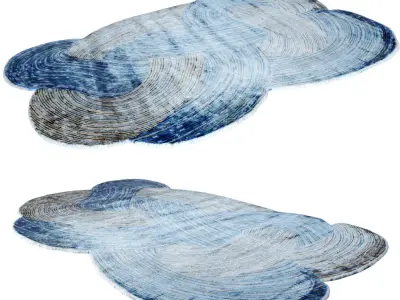 Bluebell Azalea Carpet Low-poly 3D model