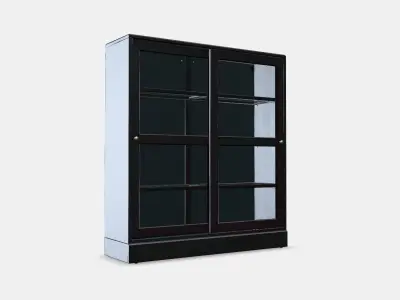 HAVSTA Glass-door cabinet with plinth Low-poly 3D model