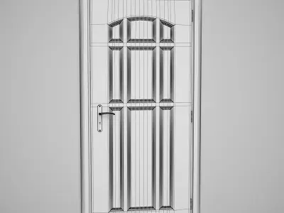 CGAxis Door 3D model 5