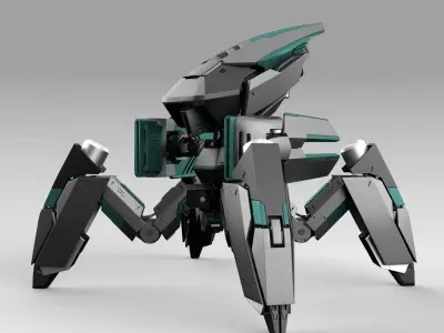 Quadbot 201F 3D model