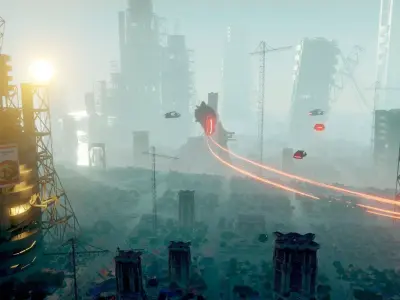 Blender Mega city project 3D model
