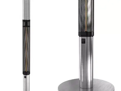 Lava Heat Italia Column Electric Infrared Patio Heater  3D model