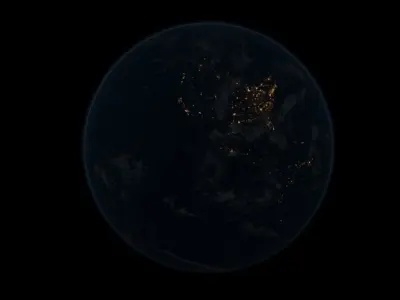 32K Ultra Realistic Earth 3D model